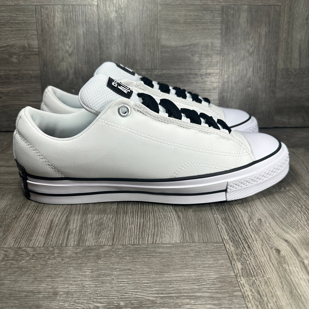 Converse Chuck Taylor All Star Puff Low Top Mens 12 White Black A14722C NEW